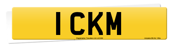 Registration number 1 CKM